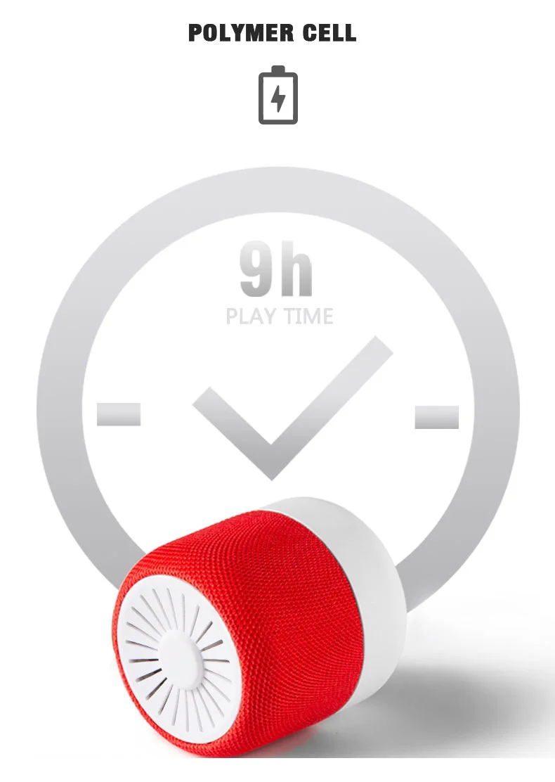 new mini high quality speaker bluetooth audio fashion portable wireless tws outdoor sound column music center super bass subwoof free global shipping