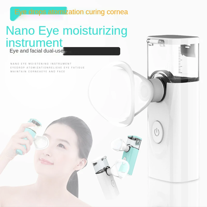 

Free shipping Eye Moisturizing Instrument Eye Face Nano Mist Sprayer Eye Drops Atomization Eye Care Cleaning