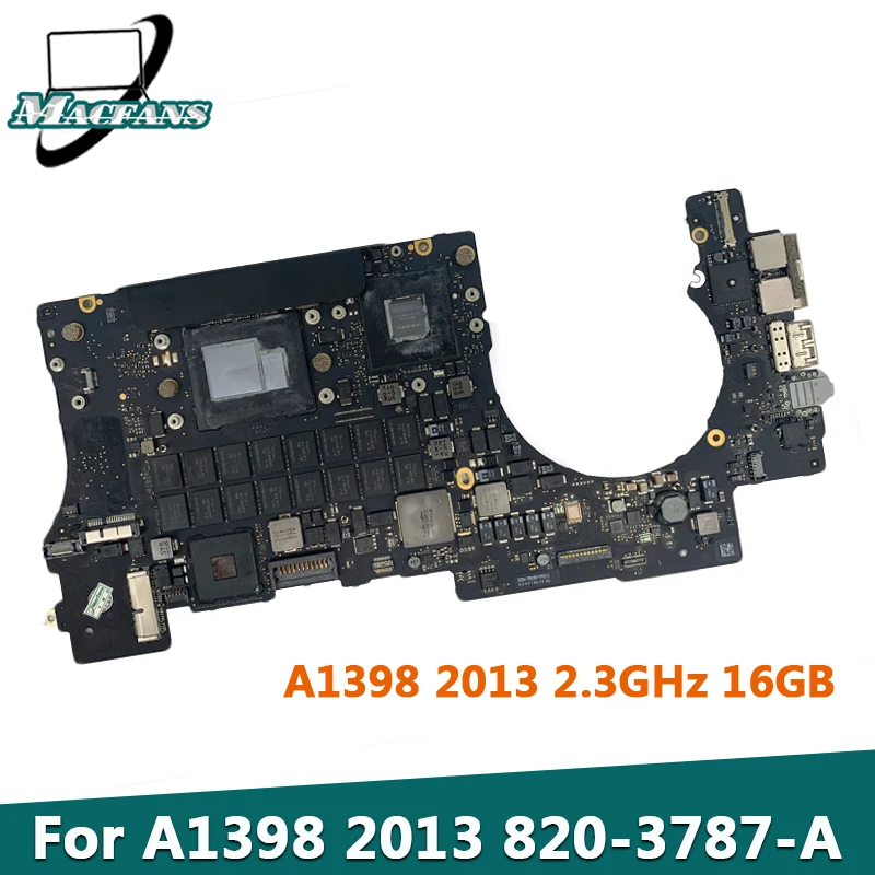 Протестированная оригинальная материнская плата A1398 820-3787-A для MacBook Pro Rerina 15 &quotA1398