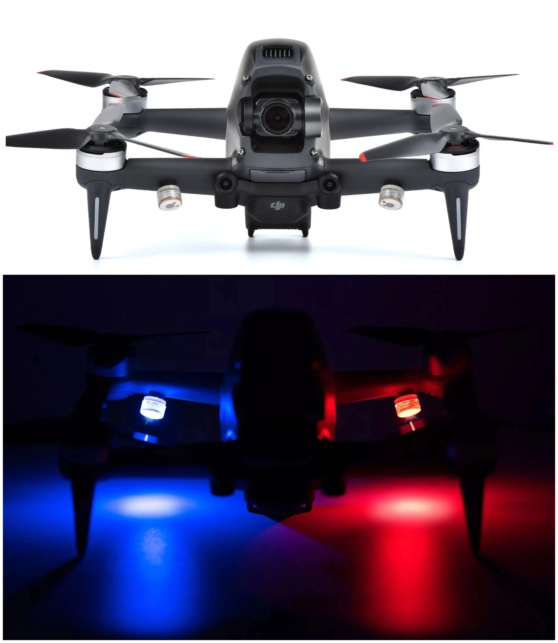 

STARTRC светодиодный светильник Ночной красный/синий Летающий предупреждающий сигнал светильник s Для DJI Mavic Pro FPV Mini 2 колесика с камерой низког...