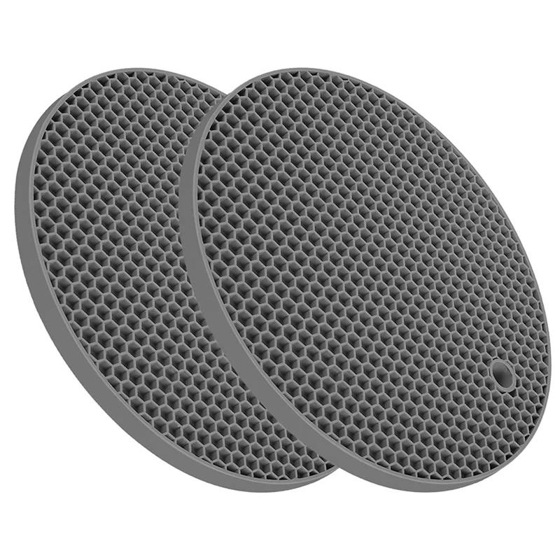 2 шт. силиконовый коврик для горячей кастрюли и горячий горшок колодки изготовлен