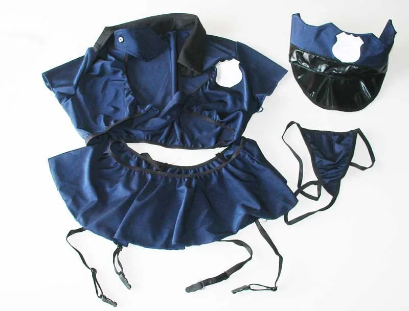 Женский костюм синей полиции для взрослых косплей на Хэллоуин Сексуальная