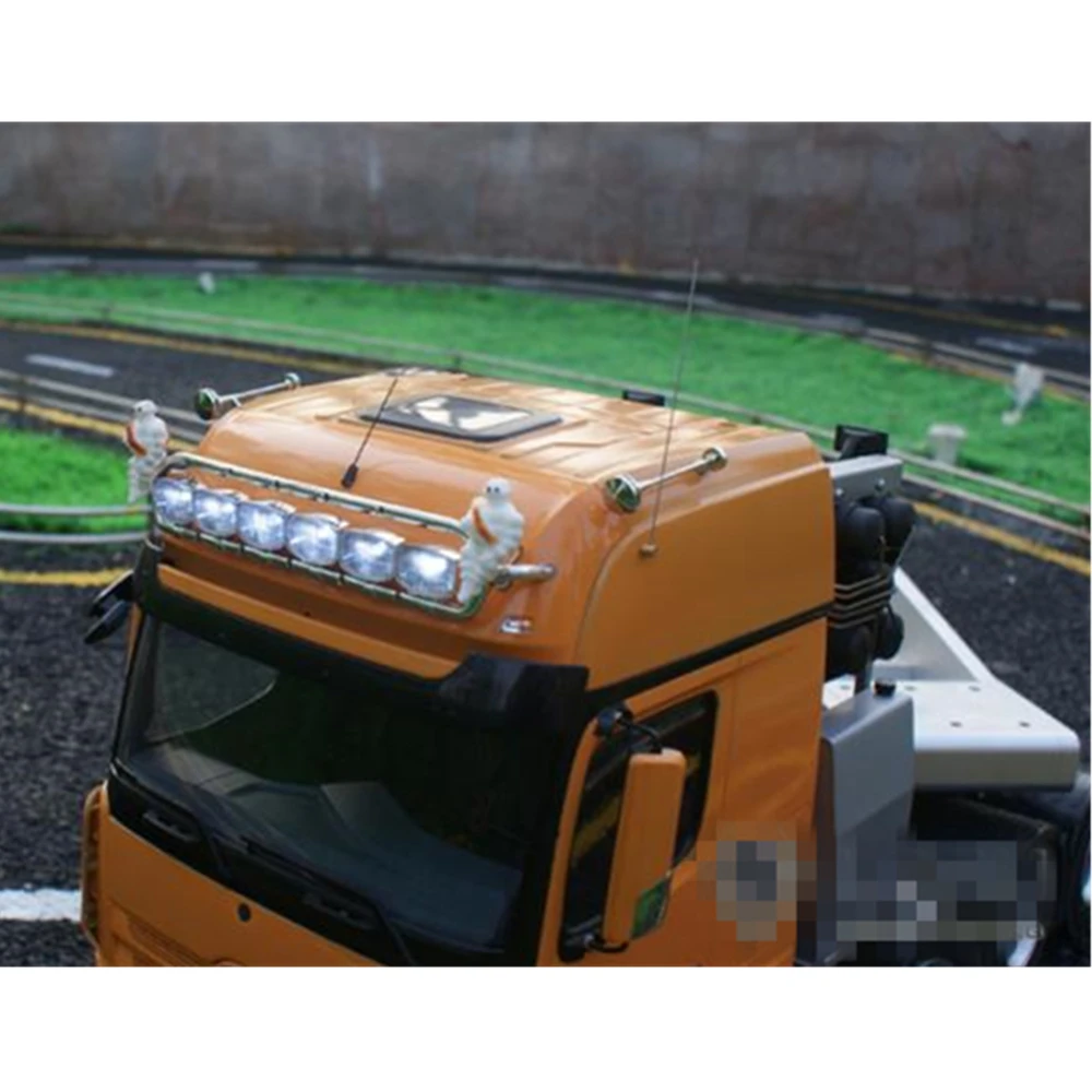 Tractor Rc Toy Truck Part Plastic Roof Lights Bar For 1/14 Scale Remote Control Car Tamiya Benzz 1851 Actros Accessories | Игрушки и