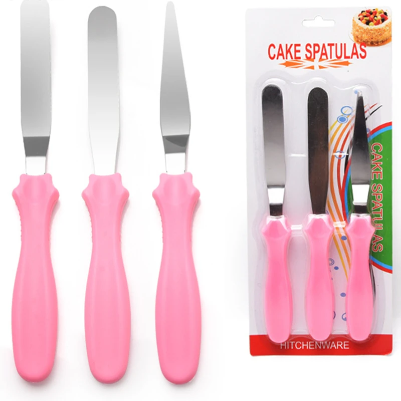 

Cake Decoration Tool Stainless Steel Baking Pastry Tool Portable Cream Spatula Set Cake Accessories Kitchen Gadget