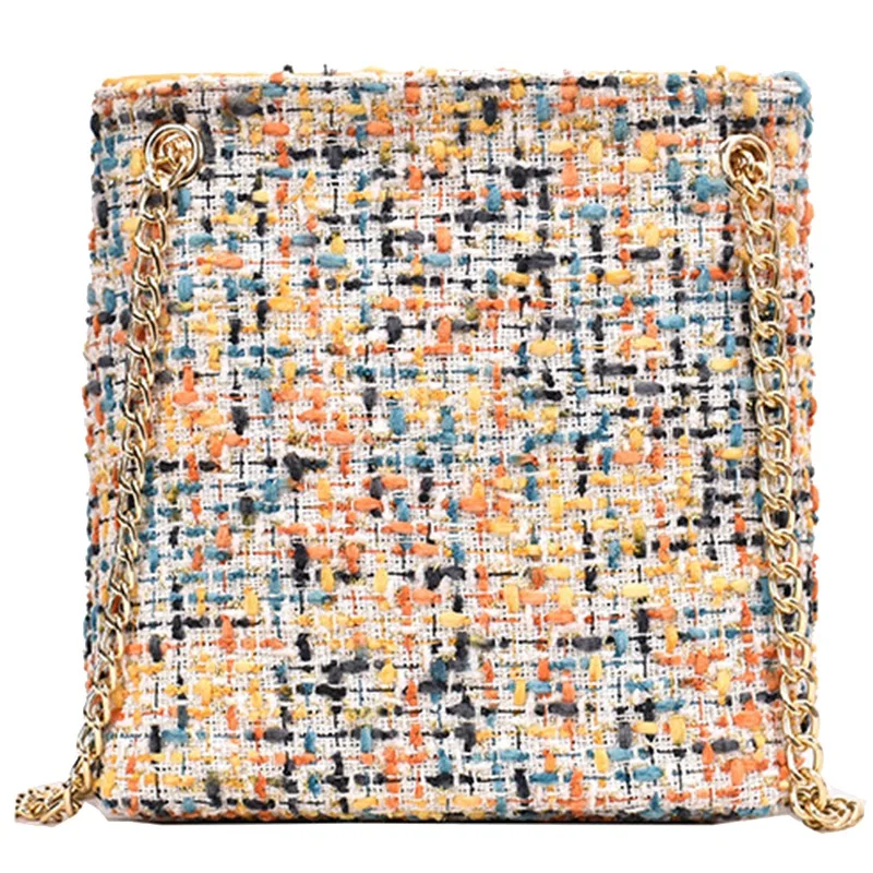 Модная сумка из парусины с цепочкой Новая корейская модная через плечо|Сумки