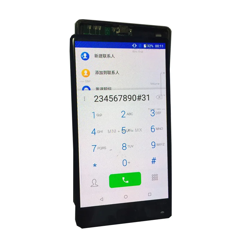 100% используется для ЖК дисплея Doogee Mix + сенсорный экран рамка в сборе запасные