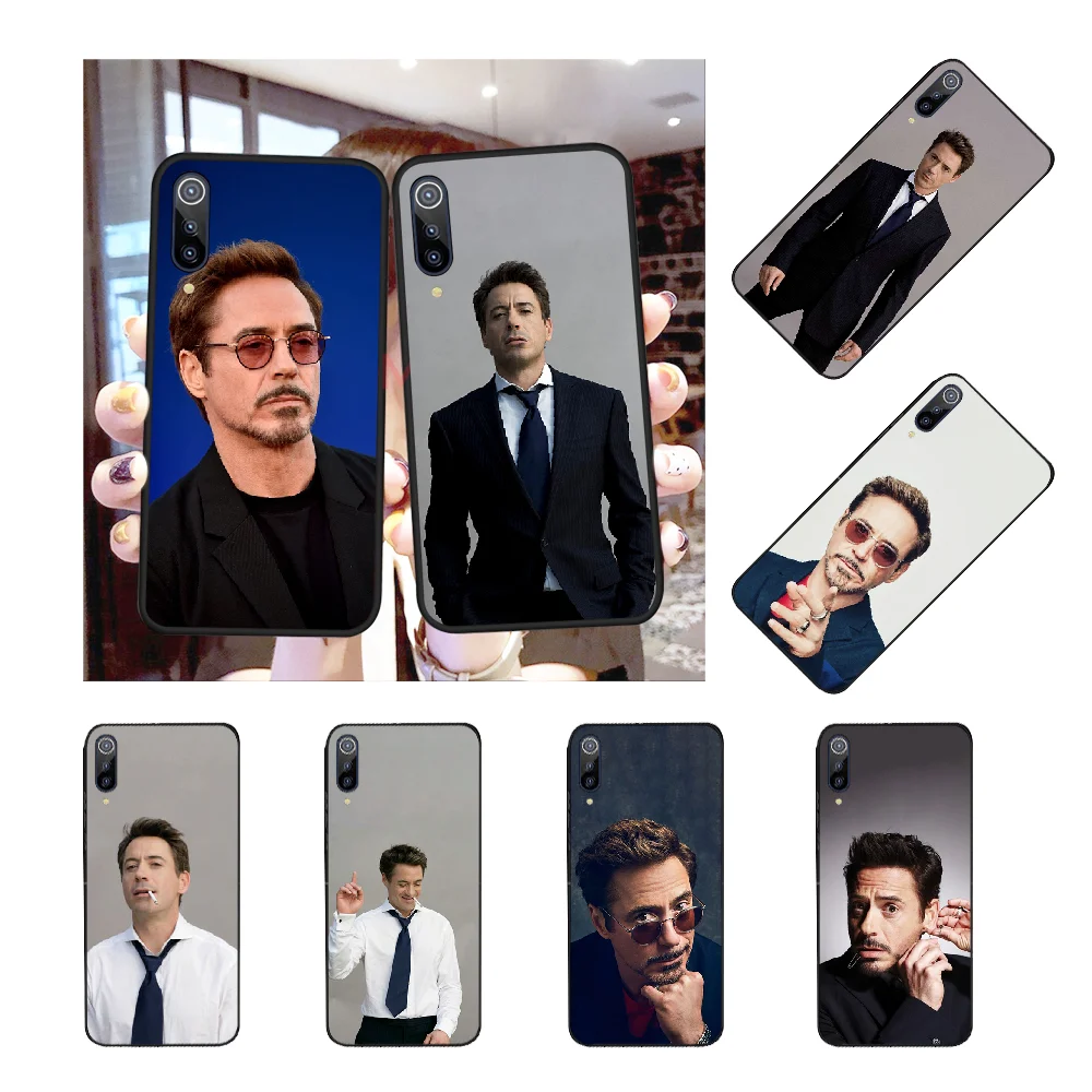 Мягкий силиконовый черный чехол для телефона PENGHUWAN Роберт Дауни Jr Redmi Note 8 8A 7 6 6A 5 5A