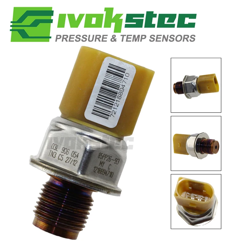 Оригинальный датчик давления топливной рейки для VW 2 0 TDI Beetle Skoda Jetta Golf Passat A3 03L906054