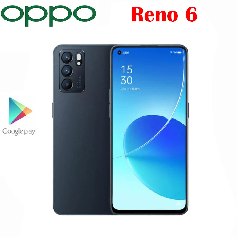 Новый оригинальный мобильный телефон OPPO Reno 6 5G 43 дюйма Восьмиядерный процессор MTK