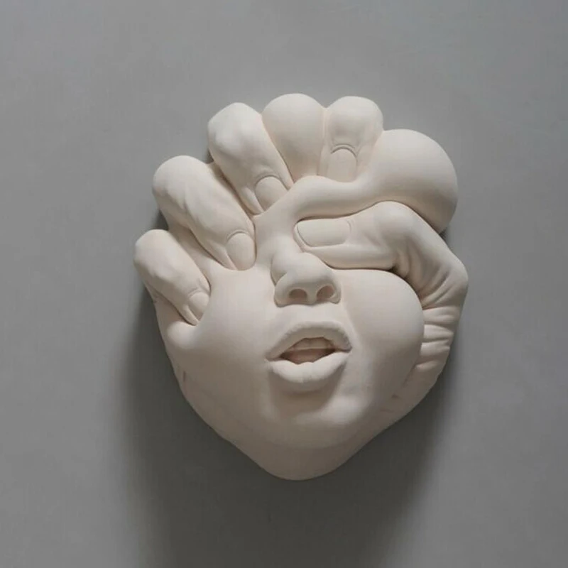 Настенная Статуэтка для дома подвесная из каучука с абстрактным изображением