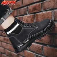 platforms martens for men motorcycle boot high top lace up casual shoes warm mens winter boots fashion luxury cowboy boots b43