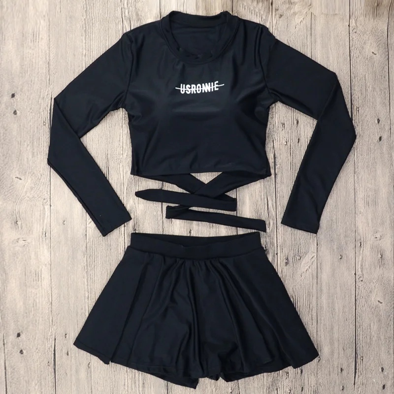 Новинка 2018 женский сексуальный купальник из двух предметов в Корейском стиле