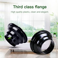 100%e2%86%94150mm abs round pipe flange ventilation connector adapter duct fan connector kitchen air vent exhaust hood