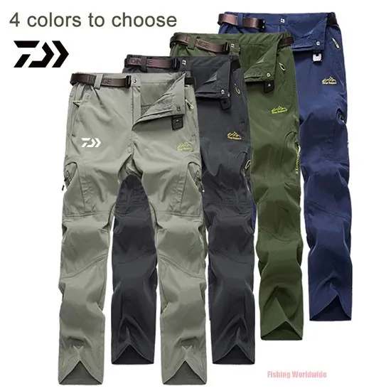 

Men Plus Size 5xl Men's Summer DAIWA Fishing Pants Men Stretch Quick Dry Pants Thin Breathable Fishing Cargo Pants For Men