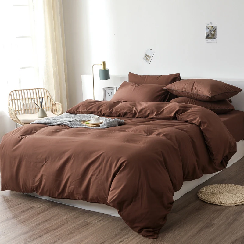 

Комплект постельного белья, мягкая двуспальная кровать, пододеяльник, 220 х240, AB сторона спальни, для семьи