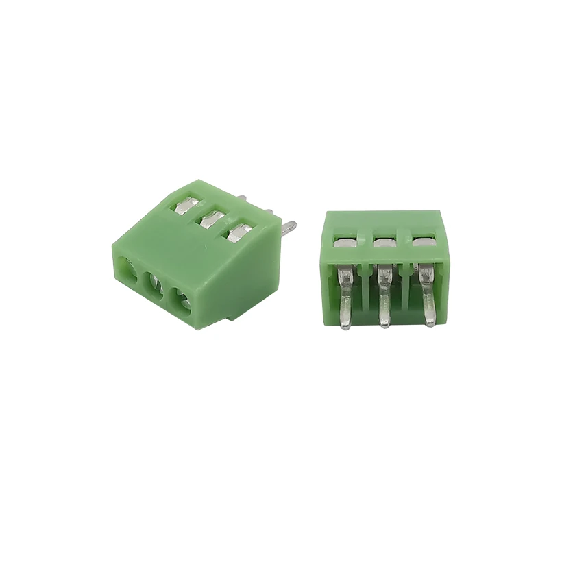 5/10 шт. мини KF120 2 54 мм 2Pin 3Pin PCB винтовая Клеммная колодка проводной коннектор Шаг 2PIN