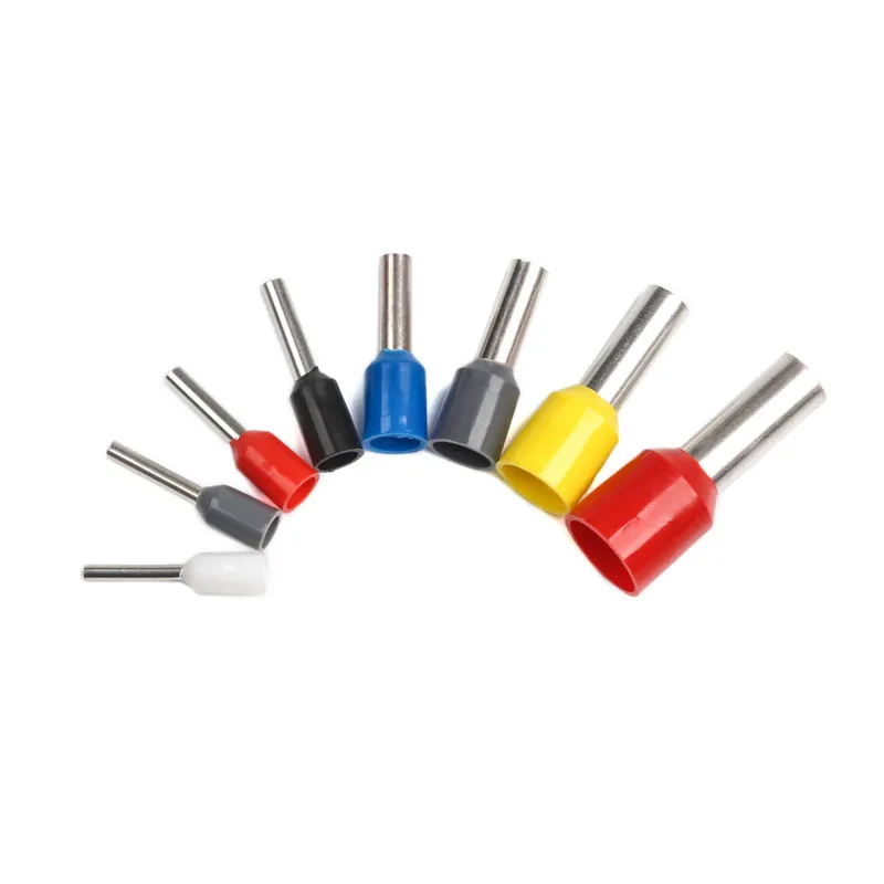 1200Pcs 22-8 AWG Wire Copper Crimp Connector Electric Ferrules Kit Insulated Cord Pin End Terminals Assorted Set | Обустройство дома