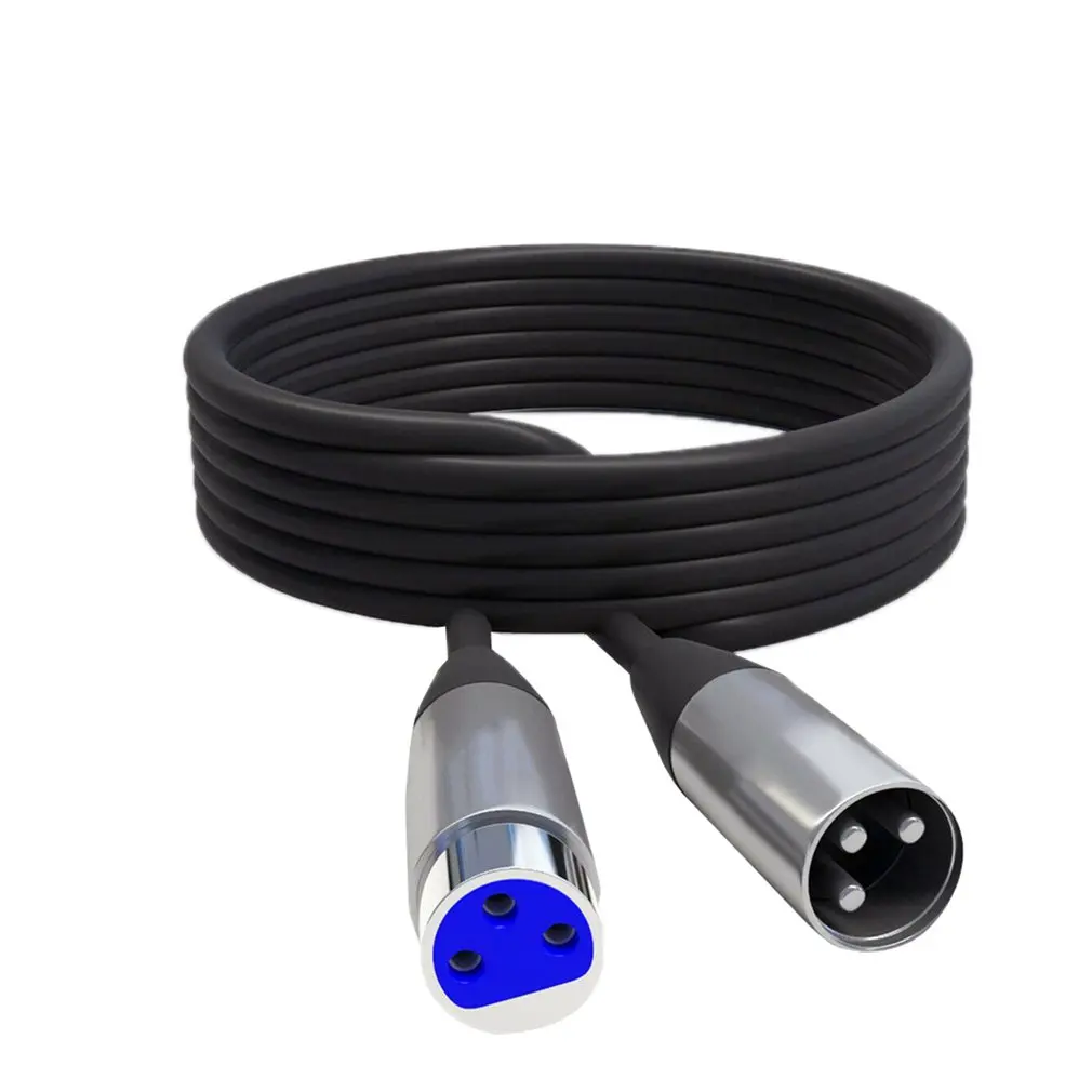 

XLR микрофон MIC 3-контактный штекер-гнездо Кабель соединитель удлинитель экранированный XLR 3-контактный микрофонный кабель