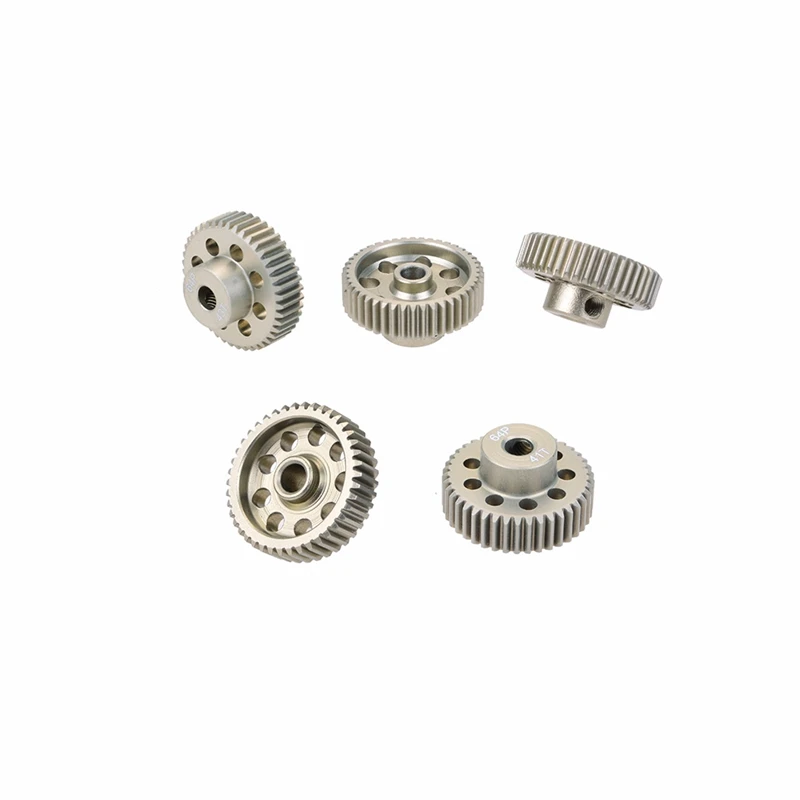 

5PCS 64DP 3.175mm Metal Aluminium Pinion Motor Gear Set for 1/10 RC Car Motor