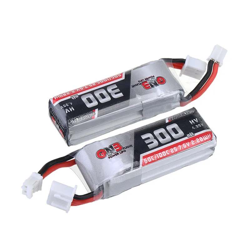 2 PCS Gaoneng GNB 7.6V 300MAH 50C 2S HV 4.35V PH2.0 Lipo Battery for Emax TinyhawkS FPV Racing Drone DIY Accessories Spare Parts | Игрушки и