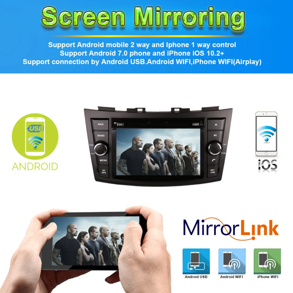 Автомобильный GPS-навигатор 2 Din Android 10 0 для Suzuki Swift 2011-2016 автомобильное радио стерео