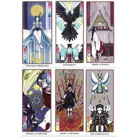 78 pcs tarot cards japanese traditional tarot deck for fun table cards game collection