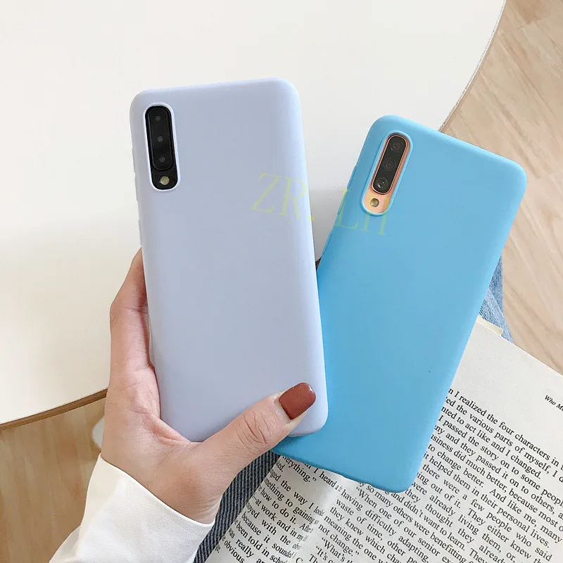 Силиконовый чехол для Samsung Galaxy A21 A71 A01 A51 A50 A20E A70 твердые конфеты M30S A7 2018 S8 S9 S10 Plus S20