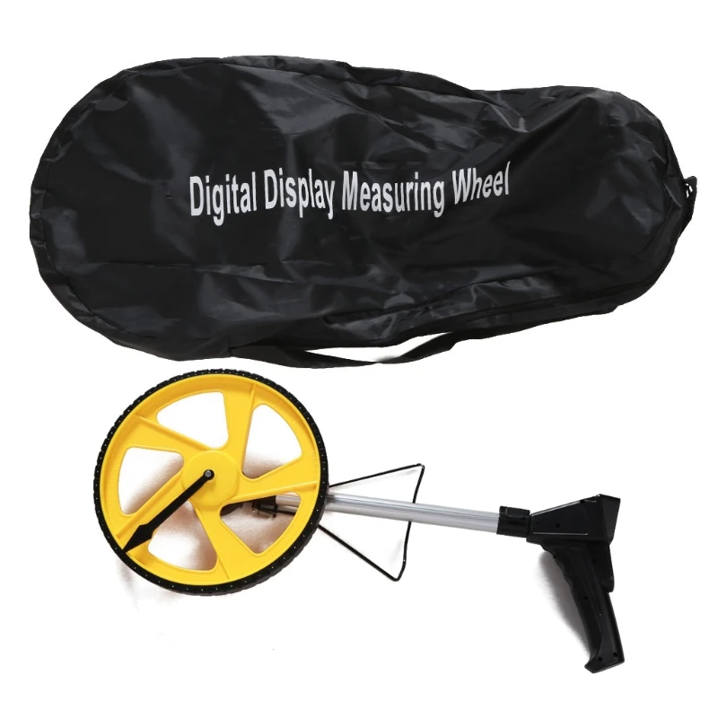 

Measuring Wheel Collapsible Measurement to 10,000 Feet Distance Digital Display Y5JA