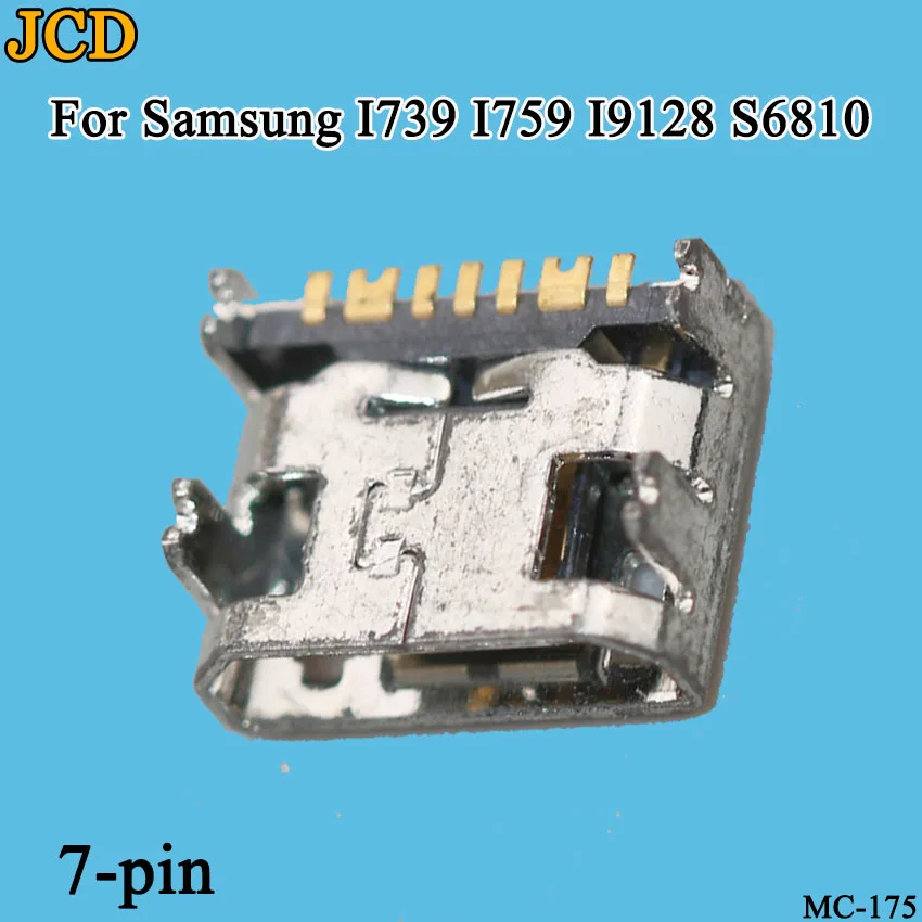 JCD 2 шт./лот для Samsung I739 I759 I9128 S6810 USB зарядка Fame S6810P Young G130HN разъем подключения