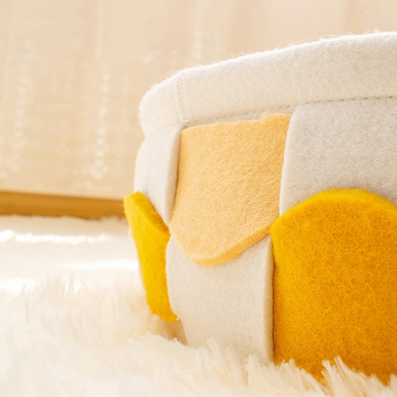 Простая плетеная кошачья кровать в японском стиле кушетка корзина гнездо