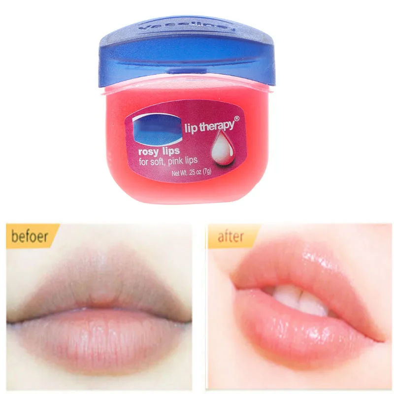 Бальзам для губ вазелин бесцветный увлажняющий антирастрескивающий