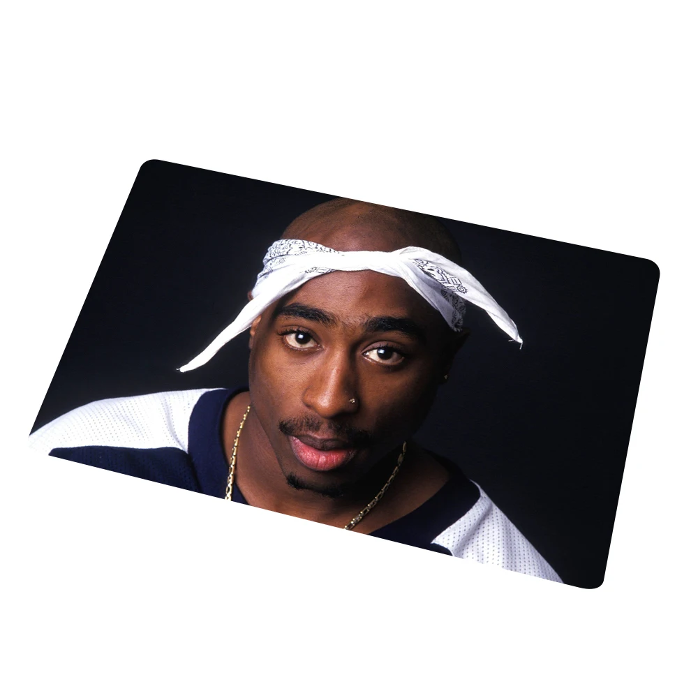

2Pac Tupac Amaru Shakur Kitchen Carpet Living Room Hallway Bathroom Entrance Decorative Door Mat Non-slip Mat