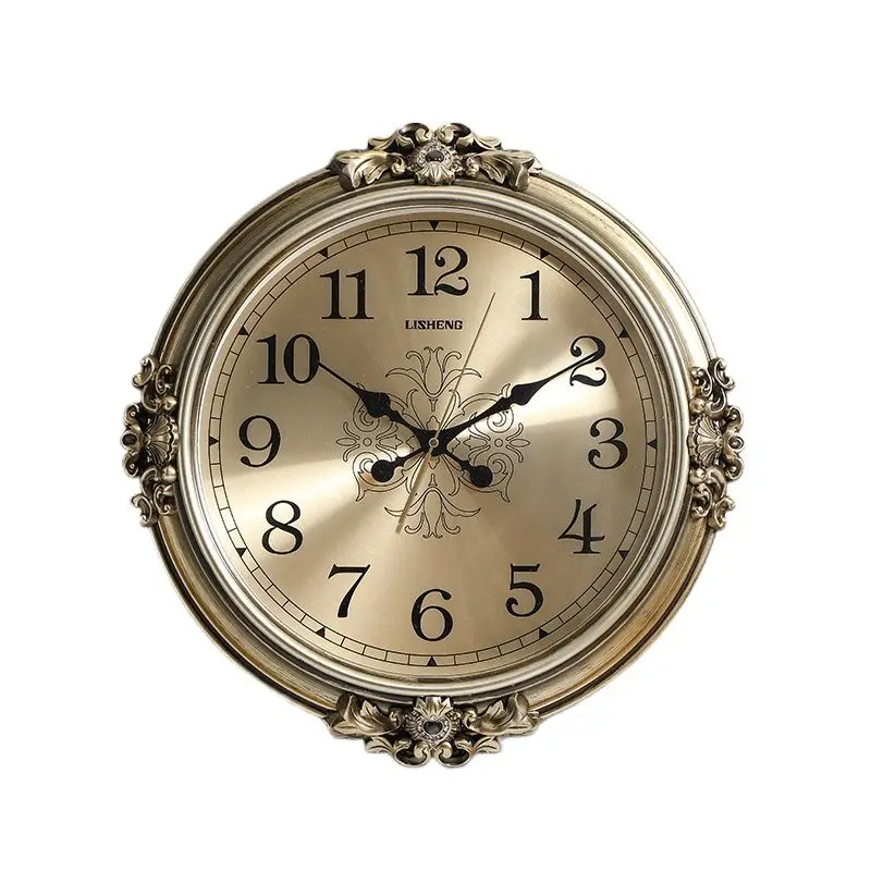 

Luxury Nordic Wall Clock Golden Creative Living Room Decoration Wall Watches Home Decor Large Silent Kitchen Clocks Gift zegary