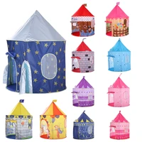 childrens play tent portable foldable play house wigwam princess castle kids flag tent childrens room toy indoor outdoor tent