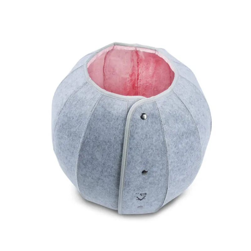 

Cat Nest Winter Warm Closed Deep Sleep Bed for Cat Cushion Four Seasons General The Cat Tunnel DIY Cat House Pet Supplies