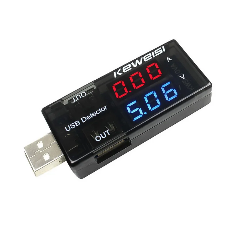 ЖК-дисплей мини телефон USB тестер напряжение измеритель тока портативный доктор
