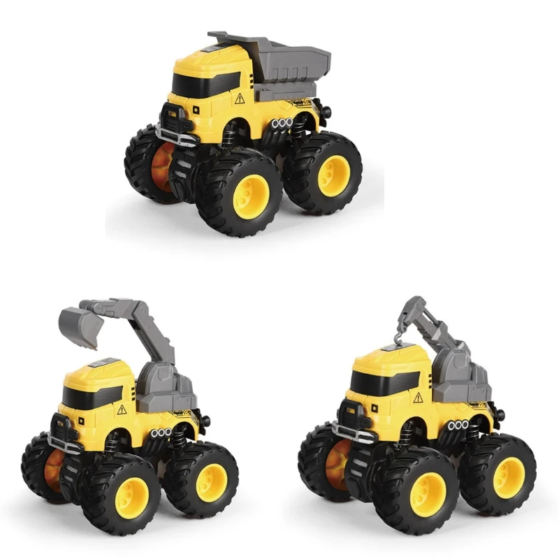 

85DE Off-road Vehicle Dump Graffiti Car Toy Children's Educational DIY Stunt Four-wheel Drive Vehicle