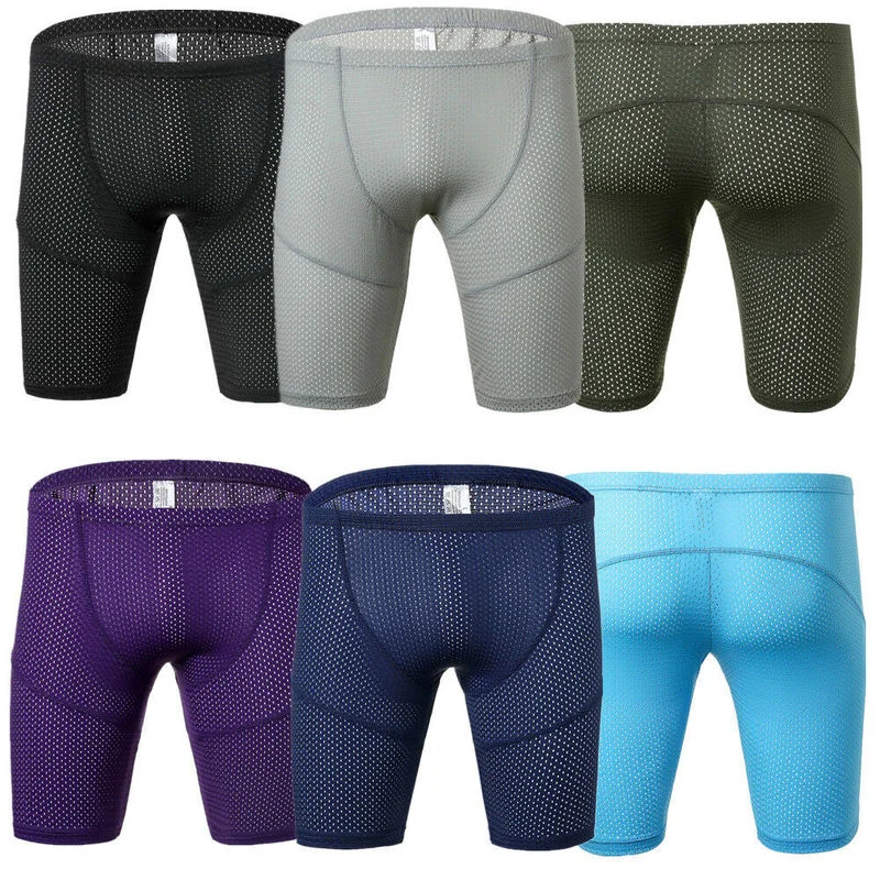 Штаны мужские спортивные компрессионные дышащие сетчатые пикантные базовые