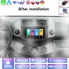 Автомобильный мультимедийный видеоплеер Android 1080P для Toyota RAV4 2007 2008 2009 2010 2011 2012 с радио, Gps, поддержкой Carplay, ADAS, SWC