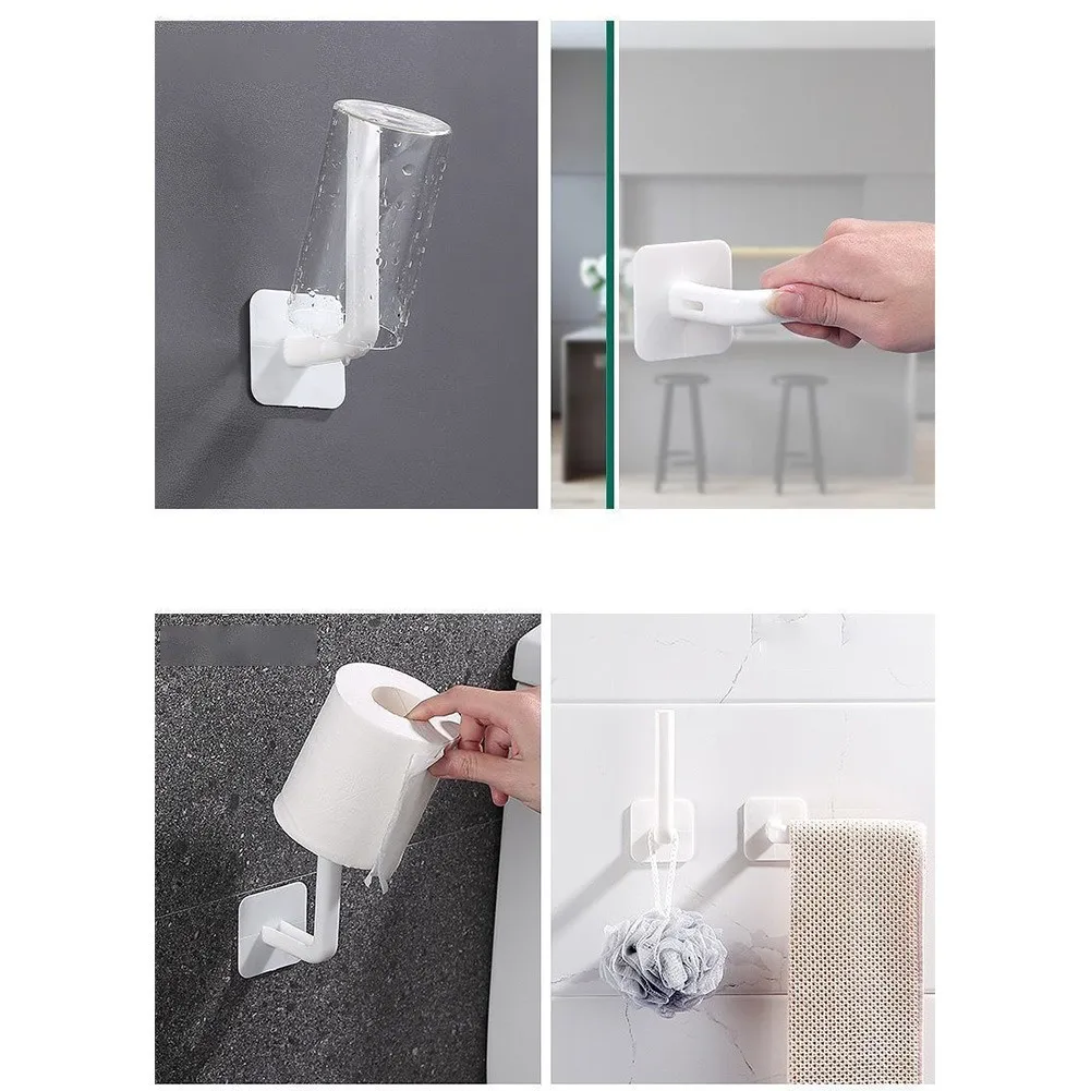 

Multifunctional Hooks Sticky Hook Storage Hanging Self Adhesives Household Wall Hook Storage For Kitchen Bathroom