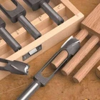 2 шт. 8 мм10 мм Tenon Maker Tenon Dowel  Plug Cutter конические плотно прилегающие заглушки для изготовления мебели столярных изделий и дома