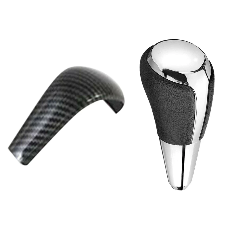 

1x Automatic Gear Shift Knob for Toyota Camry Corolla RAV4 & 1x Inner Gear Shift Knob Cover for Mazda CX30 2020-2021