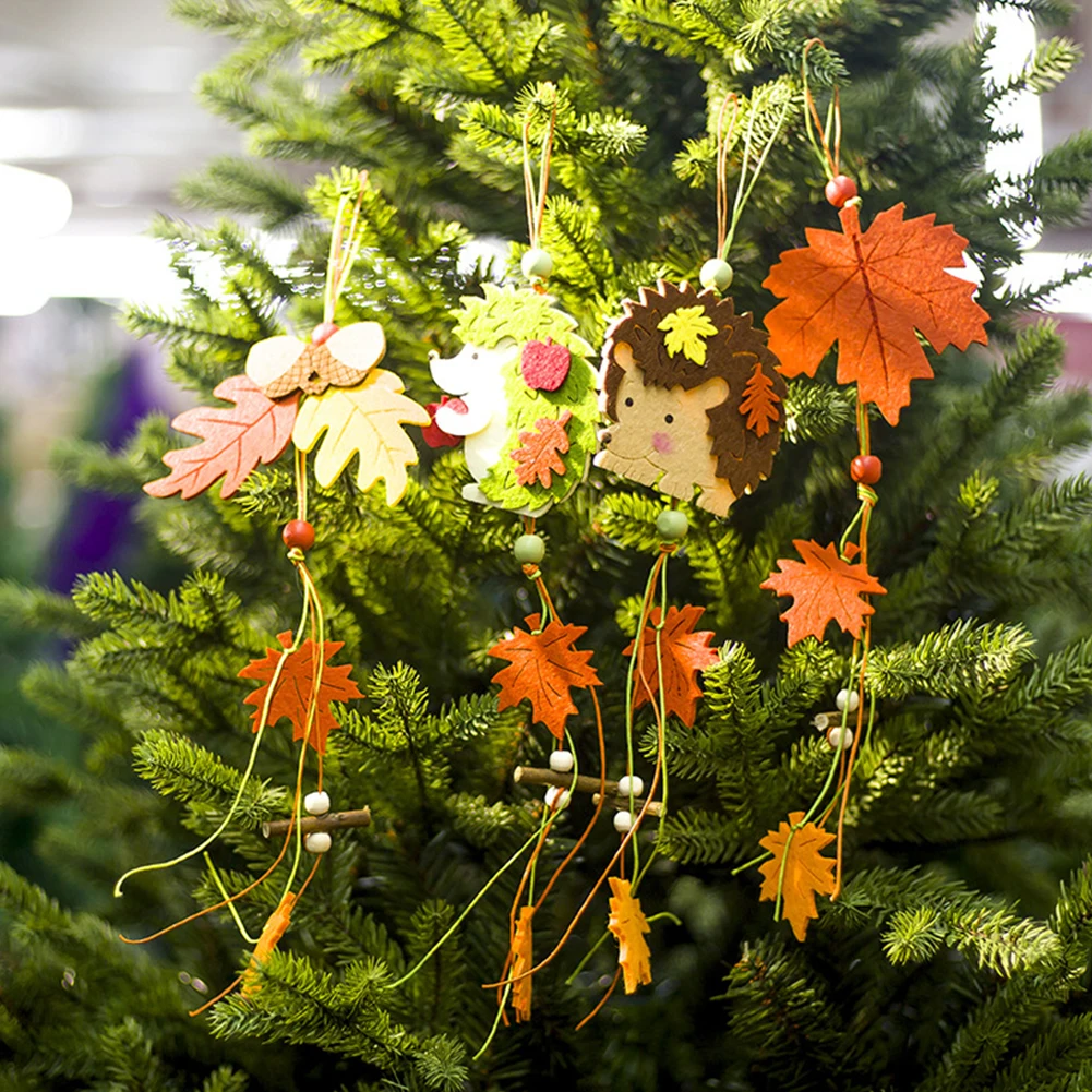 DIY Дети Сад отель Дерево Висячие вечерние мультфильм падение Новогодние