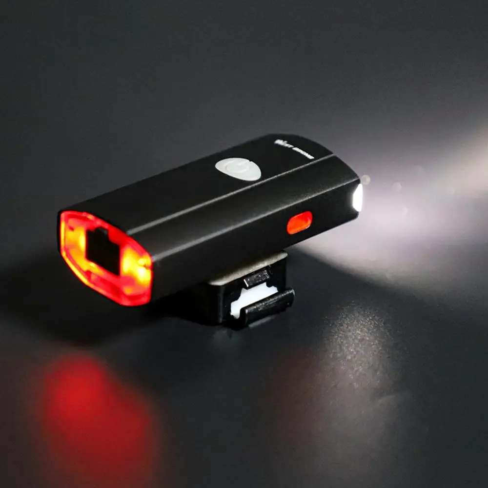 

WEST BIKING 2 in 1 Waterproof Bike Light 3 Modes USB Rechargeable Cycling Helmet Front Light Rear Tail Safety Warning Light