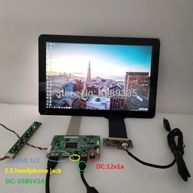 10," 2 K дисплей сенсорный дисплей модуль комплект для pi 4 и Android win8 10 системы ips полный вид 2560X1600