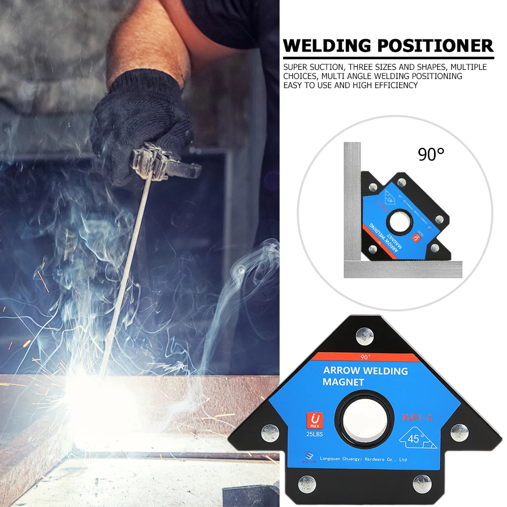 

Magnetic Welding Corner Holder Positioner Soldering Locator for Welding Angles Fixture Ferrite Auxiliary Locator Tools