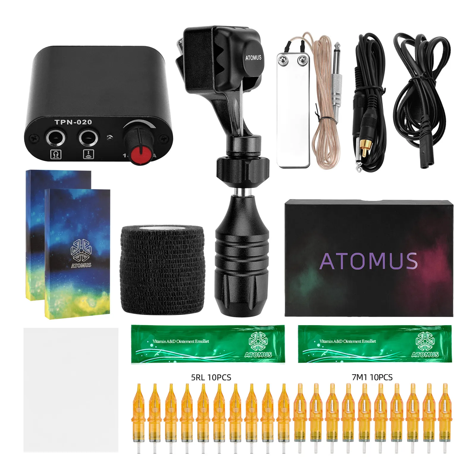 

Captain Shell Pen Black Mini Tattoo Powerful Tattoo Pen Human Body Permanent Makeup Art Kit Professional Tattoo Supplies