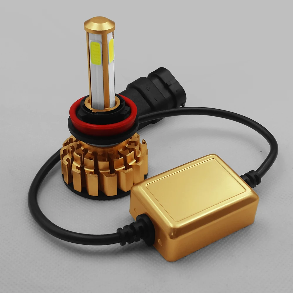M8 Cветодиодные лампы для авто фары led лампа ходовые огни лед диодные лампы для авто автомобиля светодиодный лампы с оптической линзой Philip чипсы 60 Вт 7200LM H1 H4 Conversion Kit Hi-Lo и один луч 2 шт