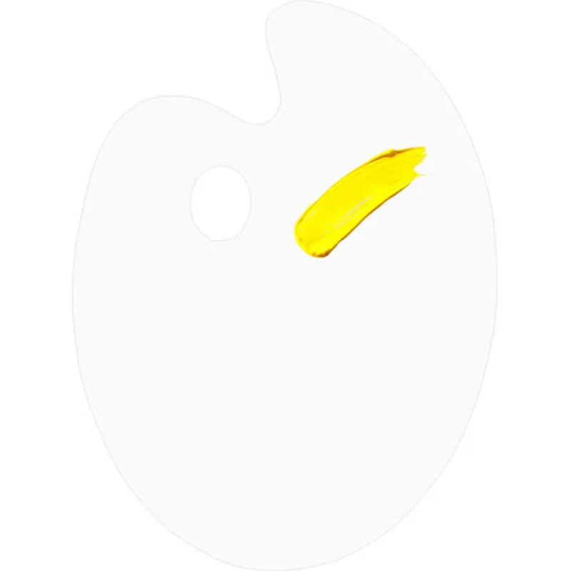 Прозрачные пластиковые палитры 11x14 дюймов Размер 2 комплекта овальная