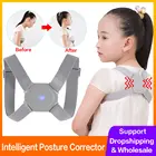 Интеллектуальный Корректор осанки, тренажер для Осанки Спины, ключицы, позвоночника, плеча, умные наконечники, регулируемая длина, поддержка спины